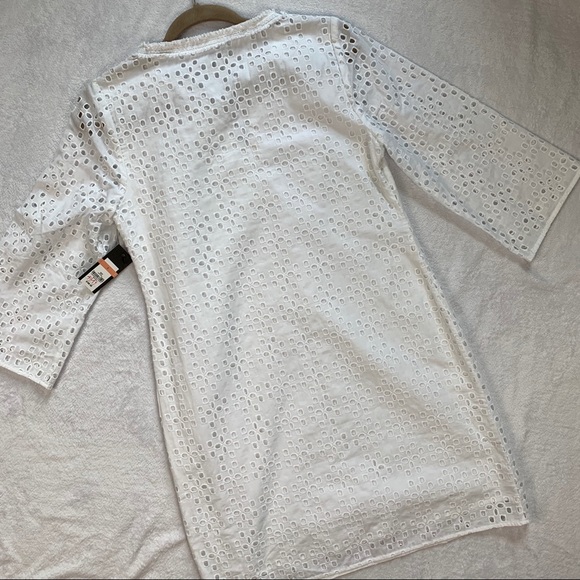 Crown and Ivy White Cotton Eyelet Dress - Picture 6 of 8